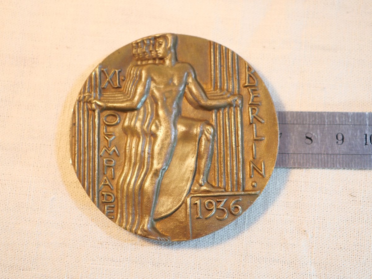 Médaille 3ième Reich XIe Jeux Olympiques De Berlin, Par Otto Placzek, 1936 Ref Sdb25med011-photo-8