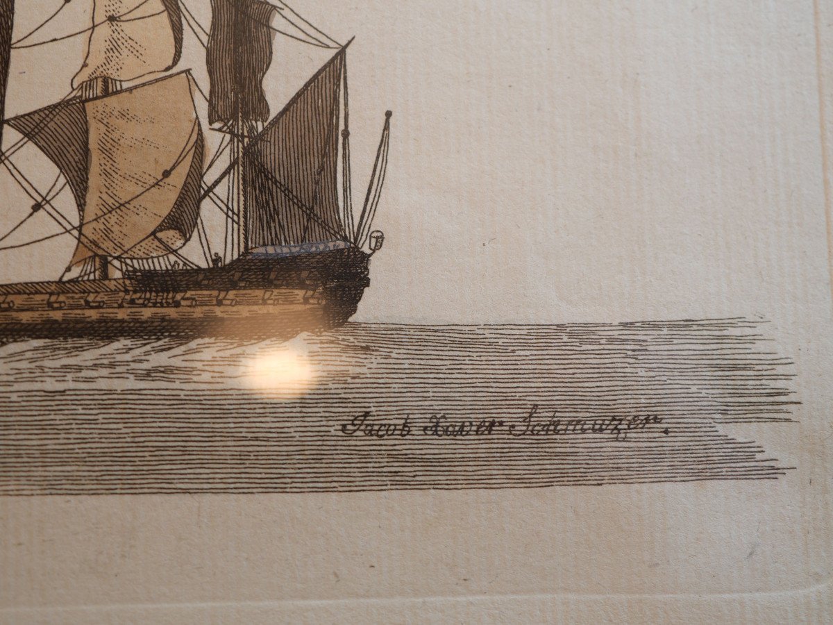 Marine Sailboats XVIII - Old Engraving Professional Framing Lbv24cad003-photo-5