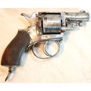 Revolver Bulldog Liège 6 Coups Avec Anneau De Détente En 7 Mm Fonctionnel - Ref Tin24bul001    