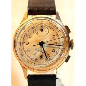 18k Gold Chronograph Wristwatch 18k Calibre Venus - 50s/60s Revised - Sbx20chr00