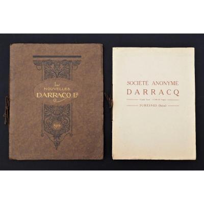 Lot Booklets Advertising Catalogs - Automobiles Darracq From 1919