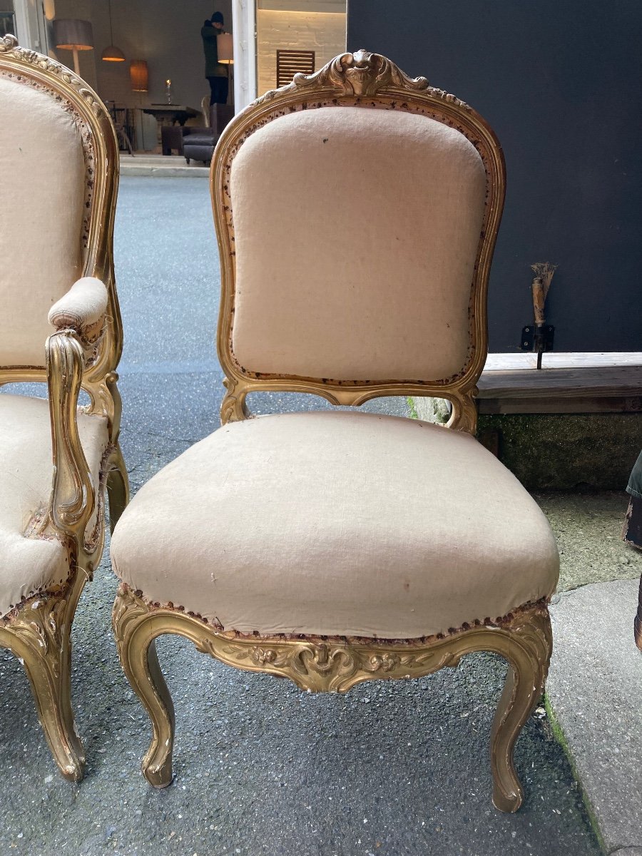 Bergère et fauteuil  Napoleon III-photo-2