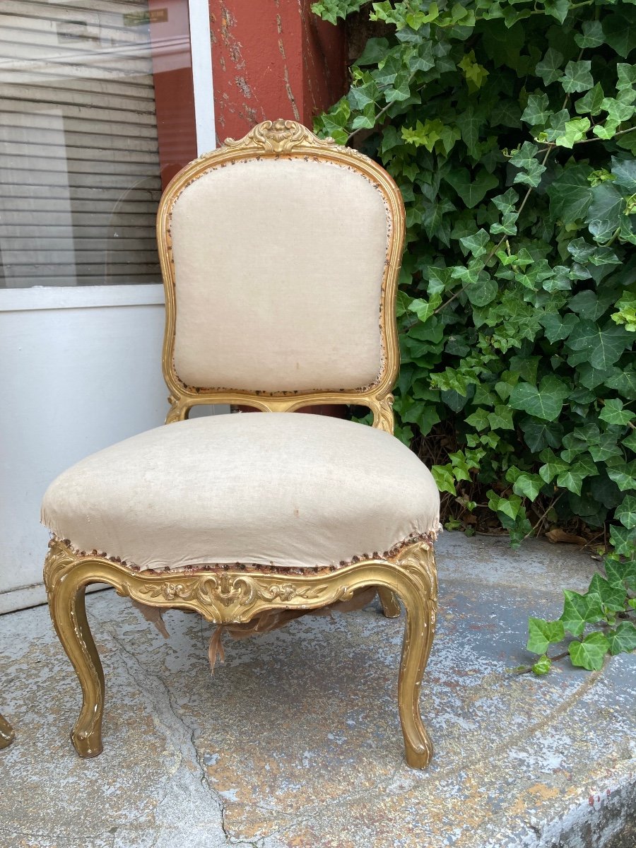 Bergère et fauteuil  Napoleon III-photo-3