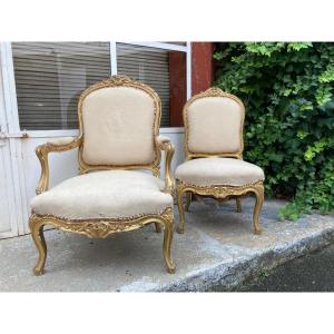 Bergère et fauteuil  Napoleon III