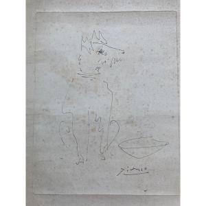 Chien Assis Pablo Picasso