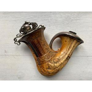 Meerschaum And Silver Pipe, Early 19th Century 