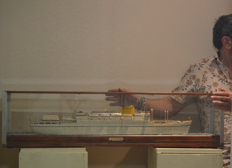 Lloyd Triestino Company Model. "australia" Ship.-photo-3