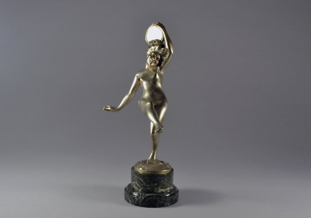 R. Bousquet Bronze Cymbal Dancer-photo-3