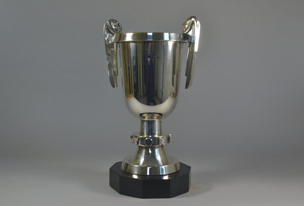 Stunning Silver Plated Modernist Trophy. 1930.-photo-7