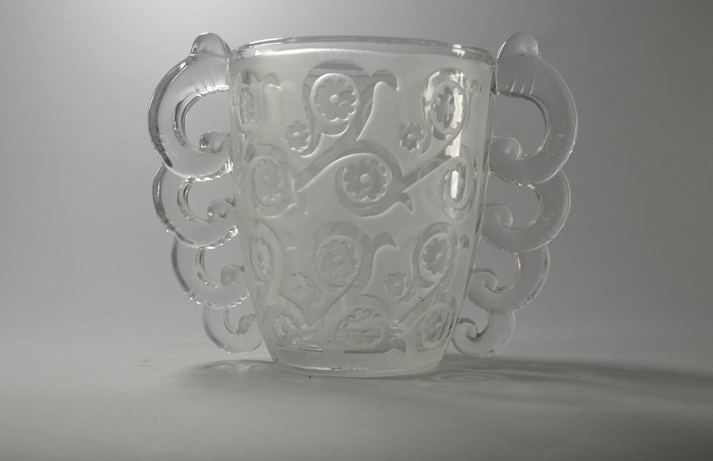 Pierre Davesn Glass Vase For Daum-photo-2