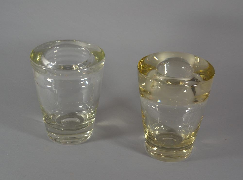 Pair Of Art Deco Glass Vases By Andries Dick Copier For Leerdam, Circa 1930. Netherlands-photo-3