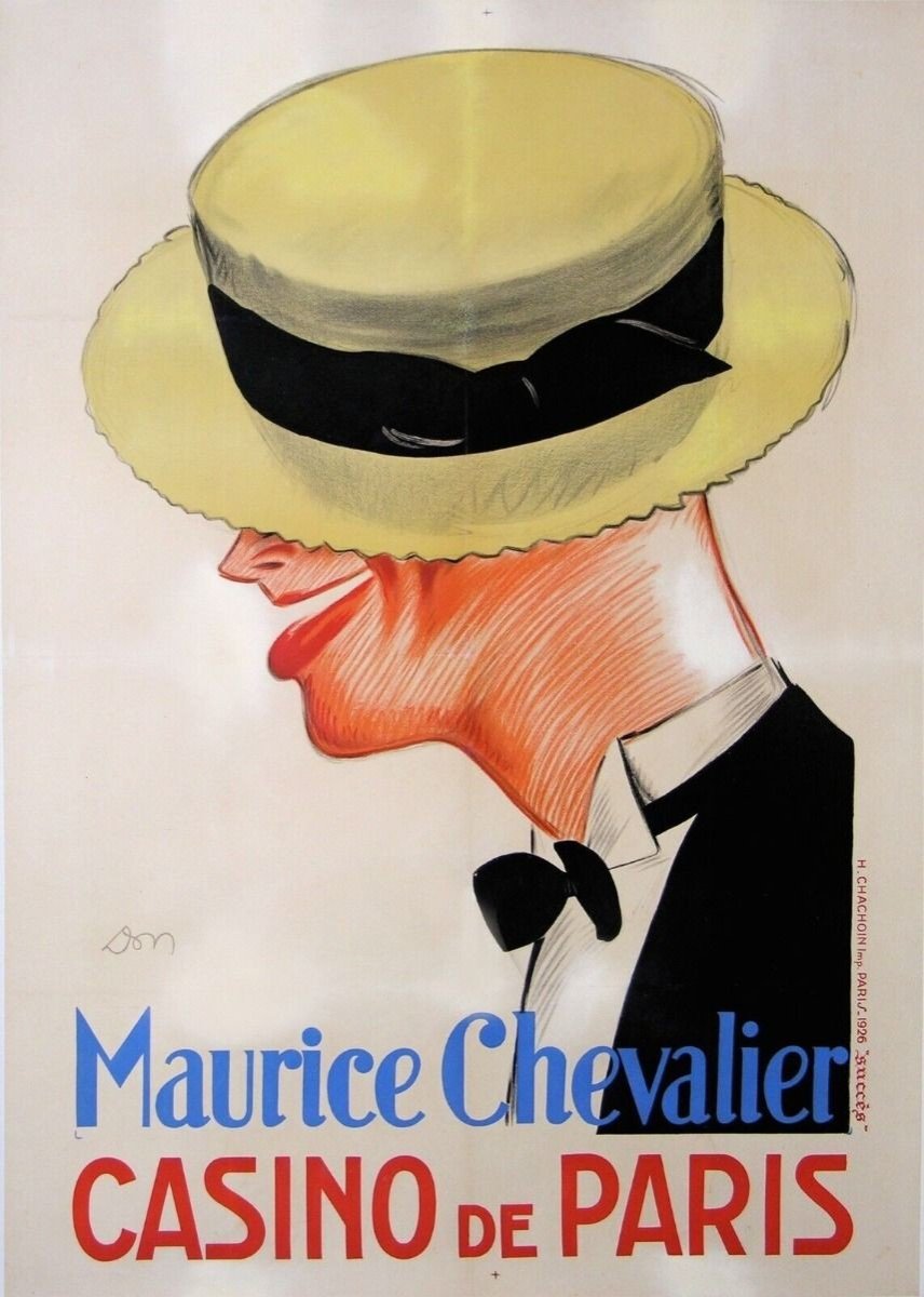 Mannequin 1930 Maurice Chevalier Show Business Art Déco -photo-4