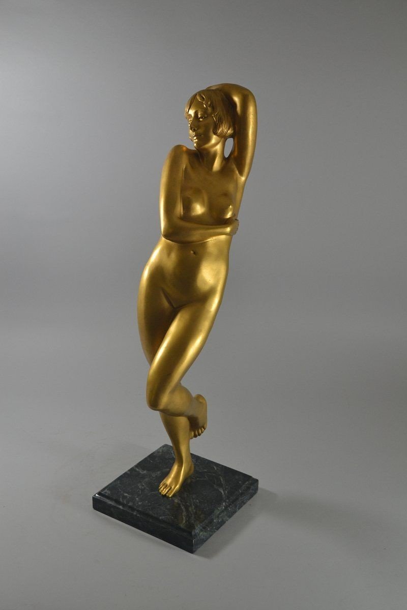 Marie Louise Simard Tall Bronze Dancer Sculpture-photo-1