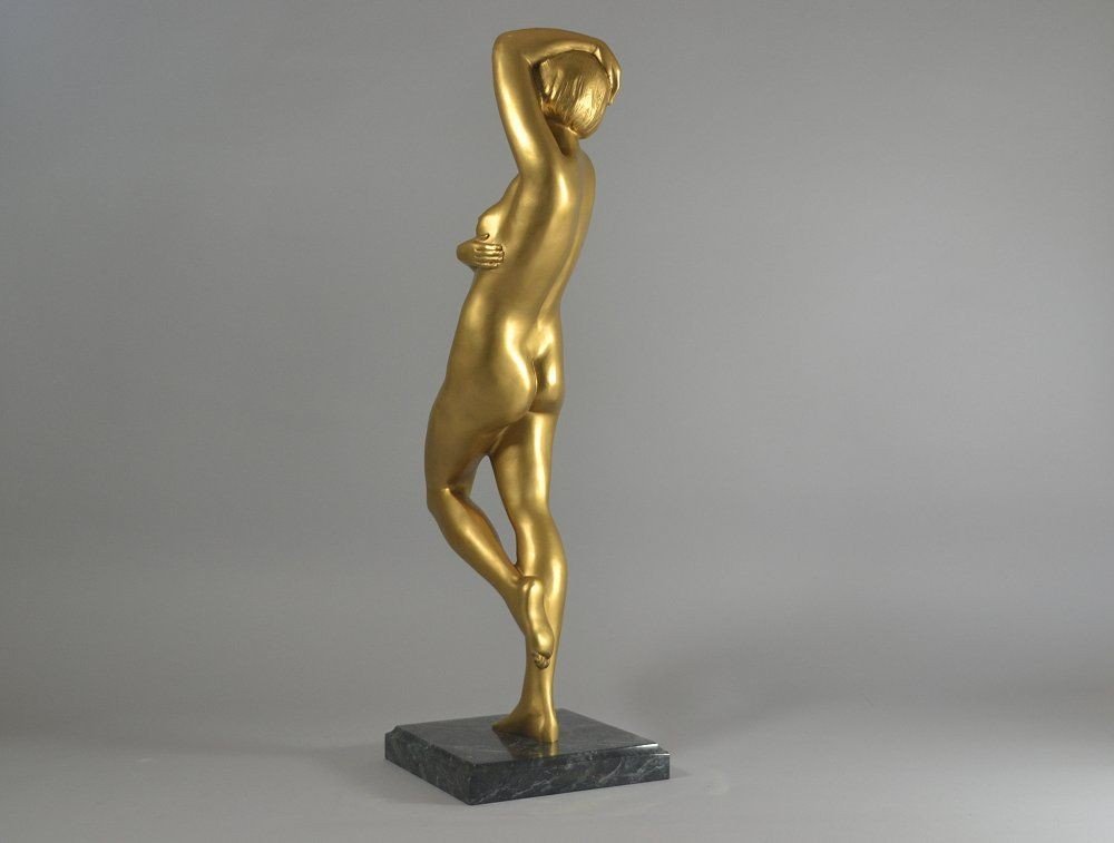 Marie Louise Simard Tall Bronze Dancer Sculpture-photo-6