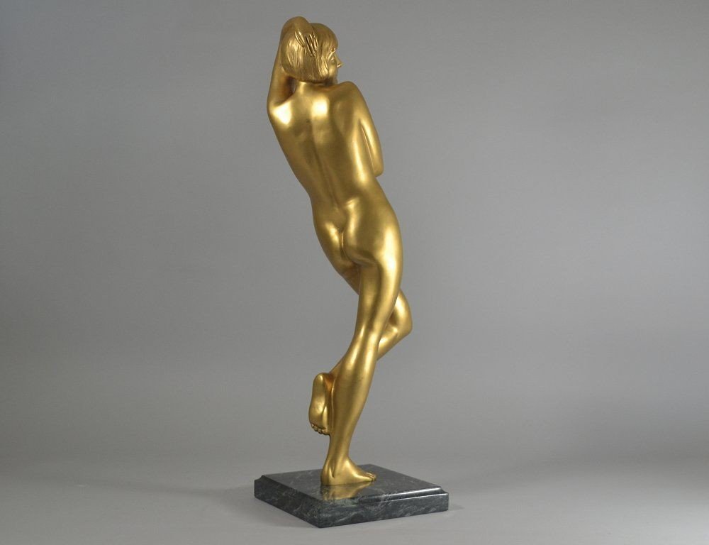 Marie Louise Simard Tall Bronze Dancer Sculpture-photo-7