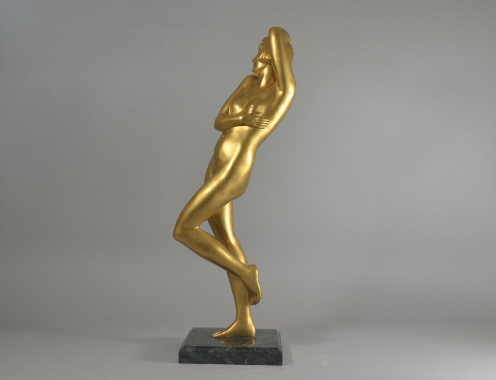 Marie Louise Simard Tall Bronze Dancer Sculpture-photo-8