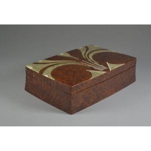 Luxurious Art Deco Box. Galuchat / Shagreen / Rosewood. Prestigious Provenance.