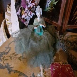 Antique Half Doll In Perfect Condition