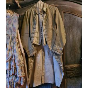 Man's Suit With Waistcoat From The End Of 18th Century