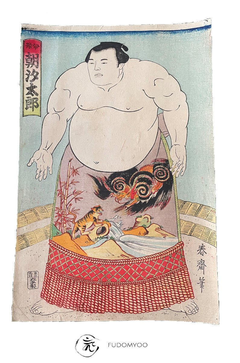 Japanese Sumo Wrestler Print-photo-2