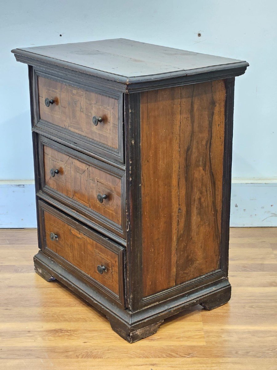 Small Chest Of Drawers With 3 Drawers - Mid 18th Century-photo-3