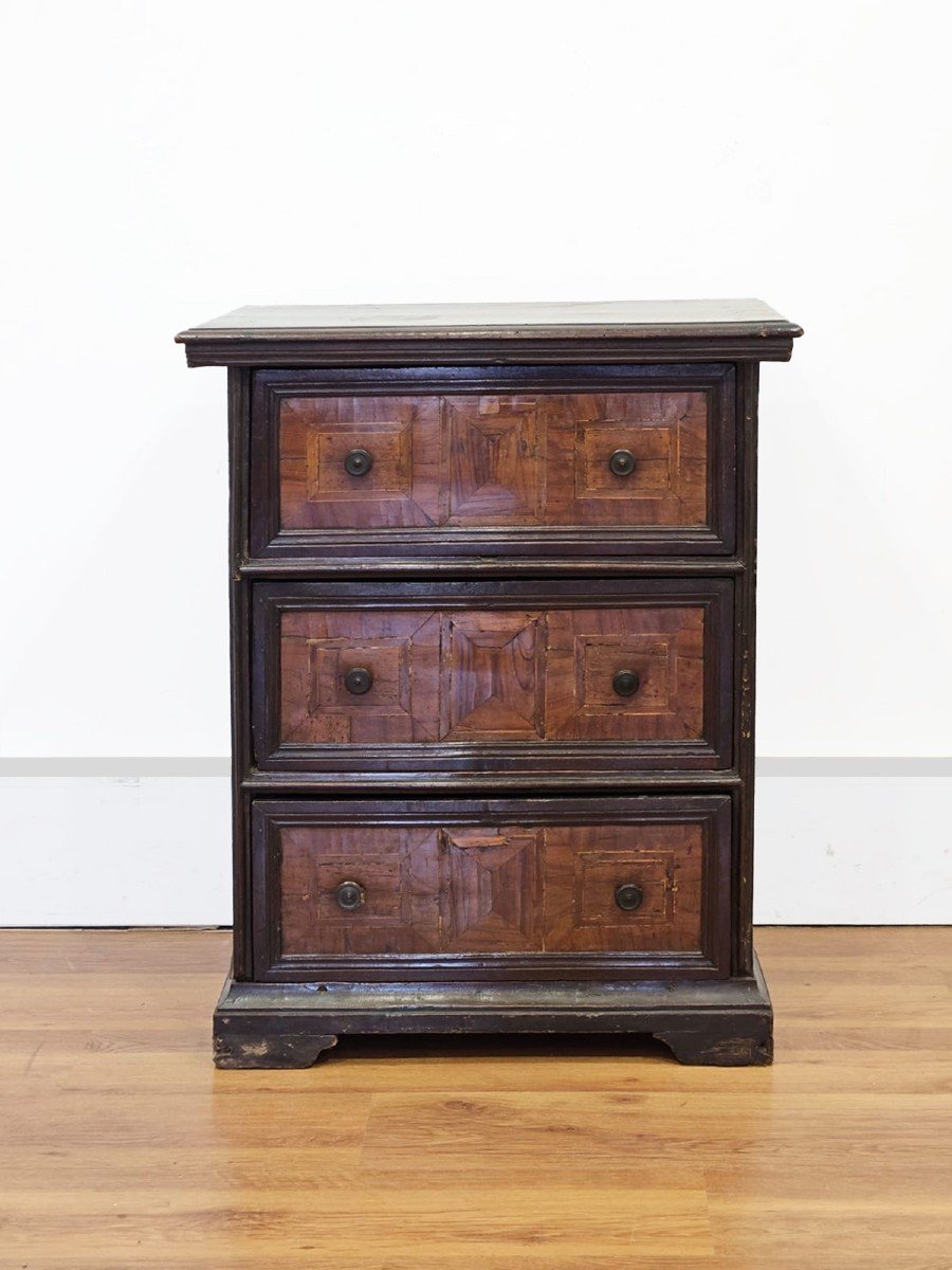 Small Chest Of Drawers With 3 Drawers - Mid 18th Century