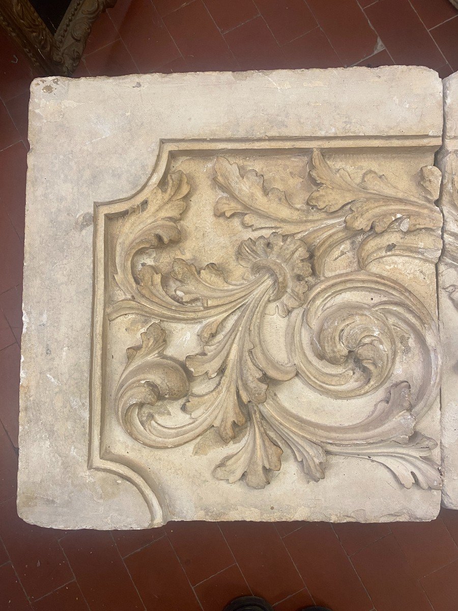 Frieze In Lecce Stone - 19th Century-photo-2