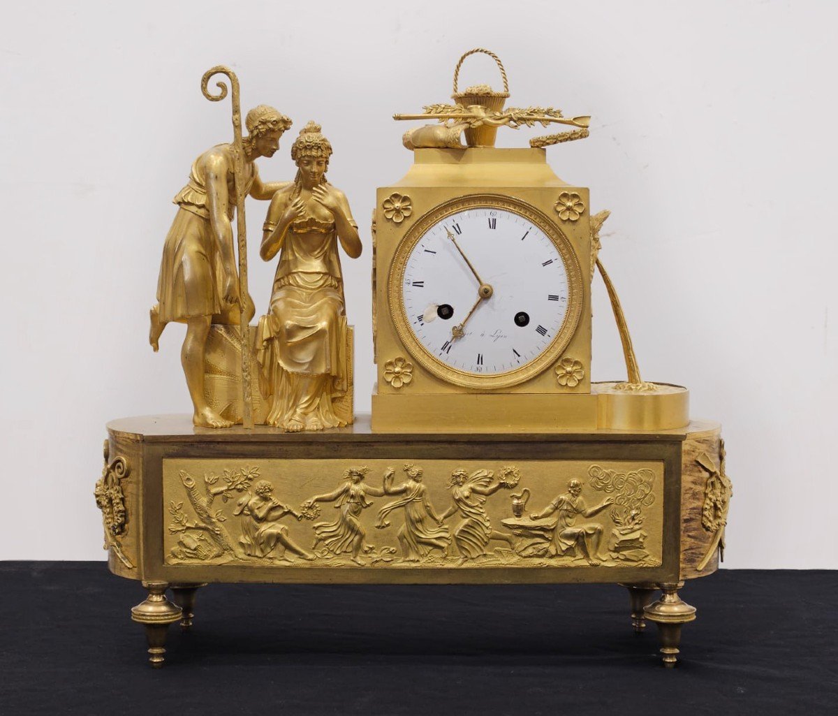 "parigina" Clock Made By Claude Galle (1759-1815)-photo-2