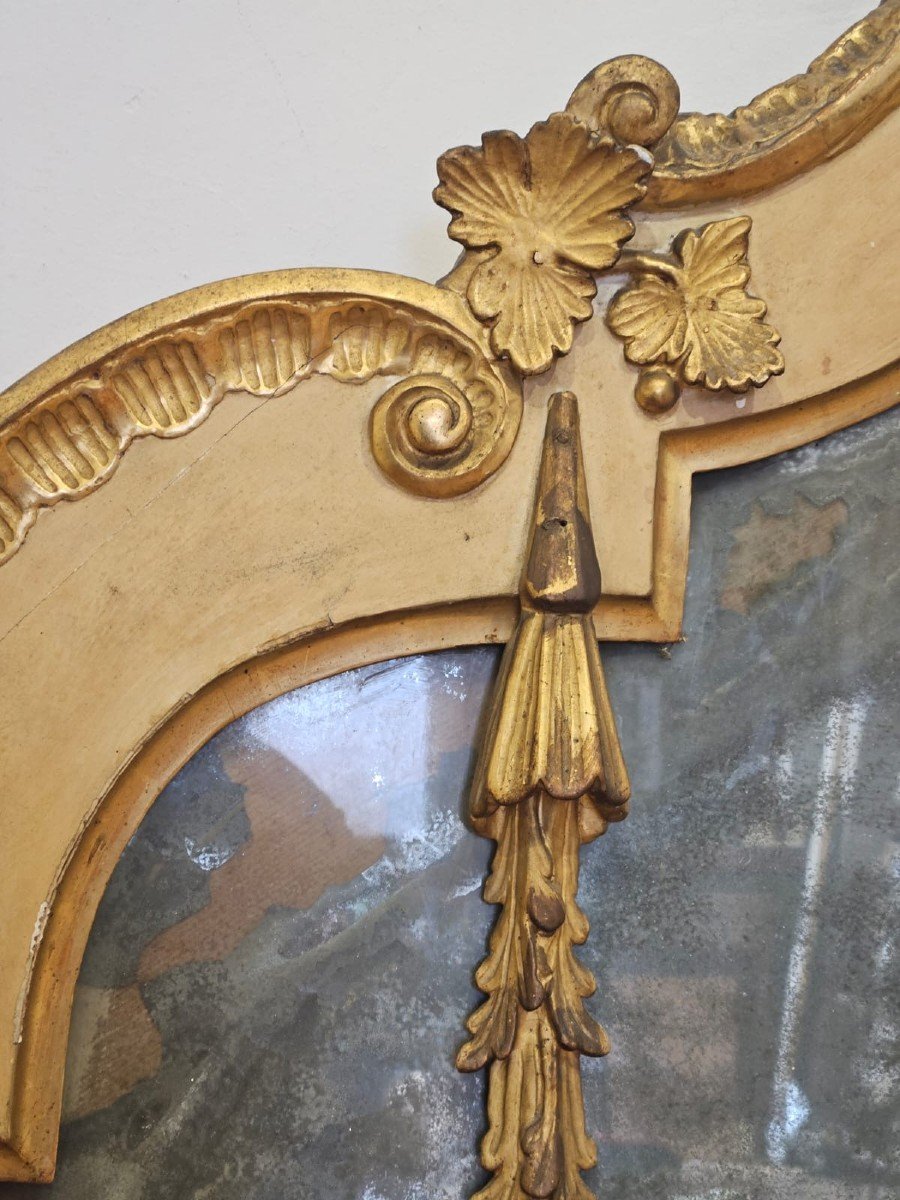 Miroir De Cheminée Pouvant Servir De Tête De Lit - Louis XVI-photo-7