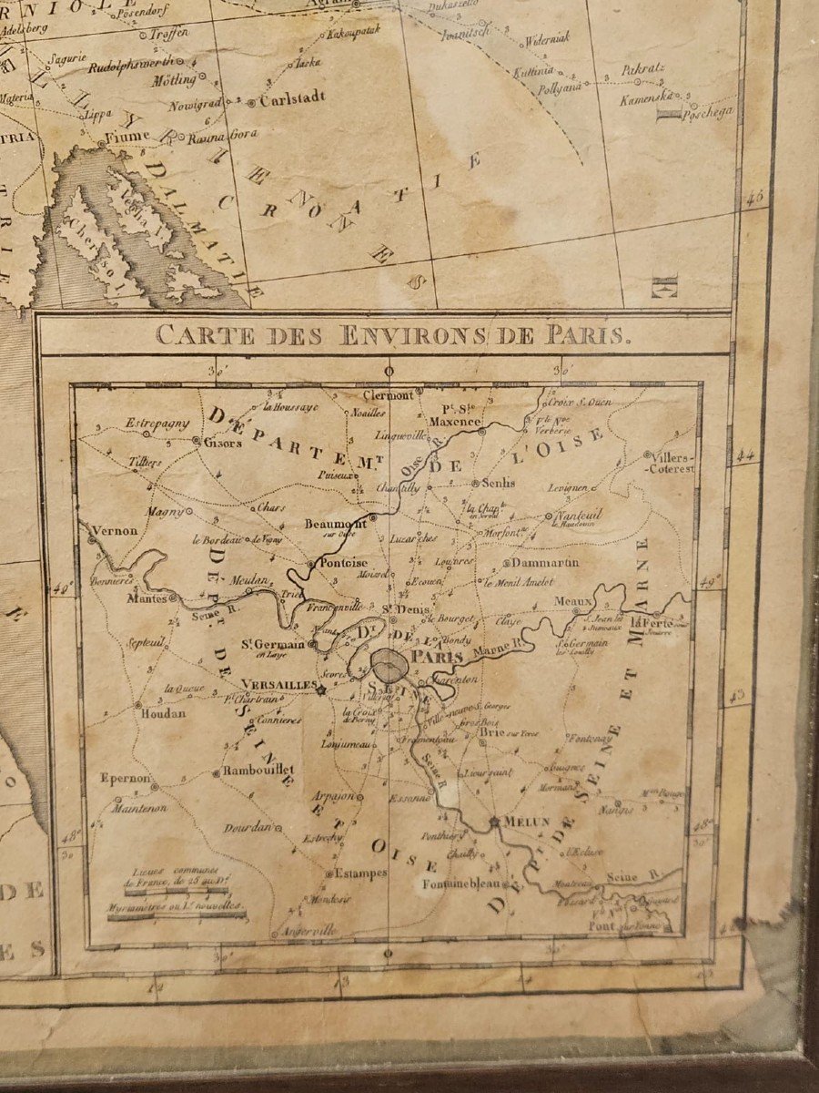 Large Map "l'empire Française Et De l'Allemagne" 1810-photo-4