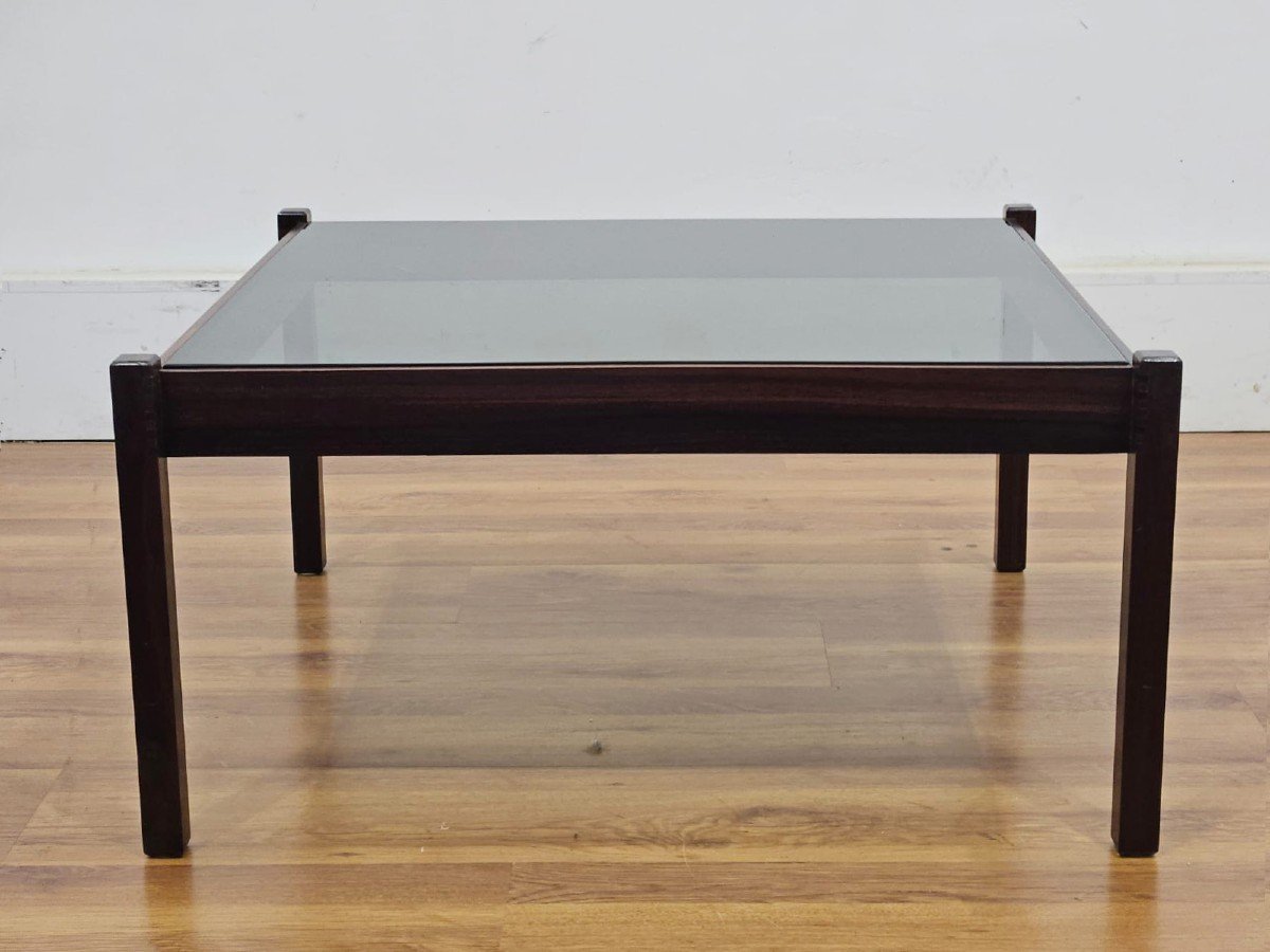 Gianfranco Frattini Rosewood Coffee Table For Cassina - 1950s-photo-4