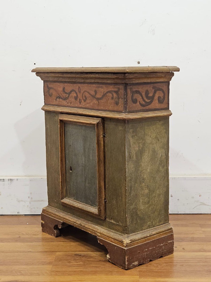 Antique Small Lacquered Sideboard - 18th Century-photo-2