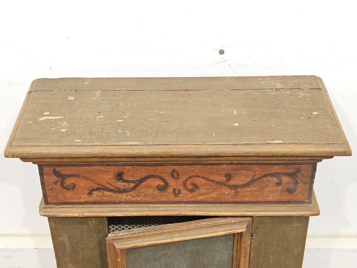 Antique Small Lacquered Sideboard - 18th Century-photo-5