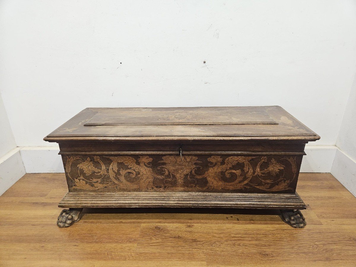 Inlaid Urn Chest - 18th Century-photo-2