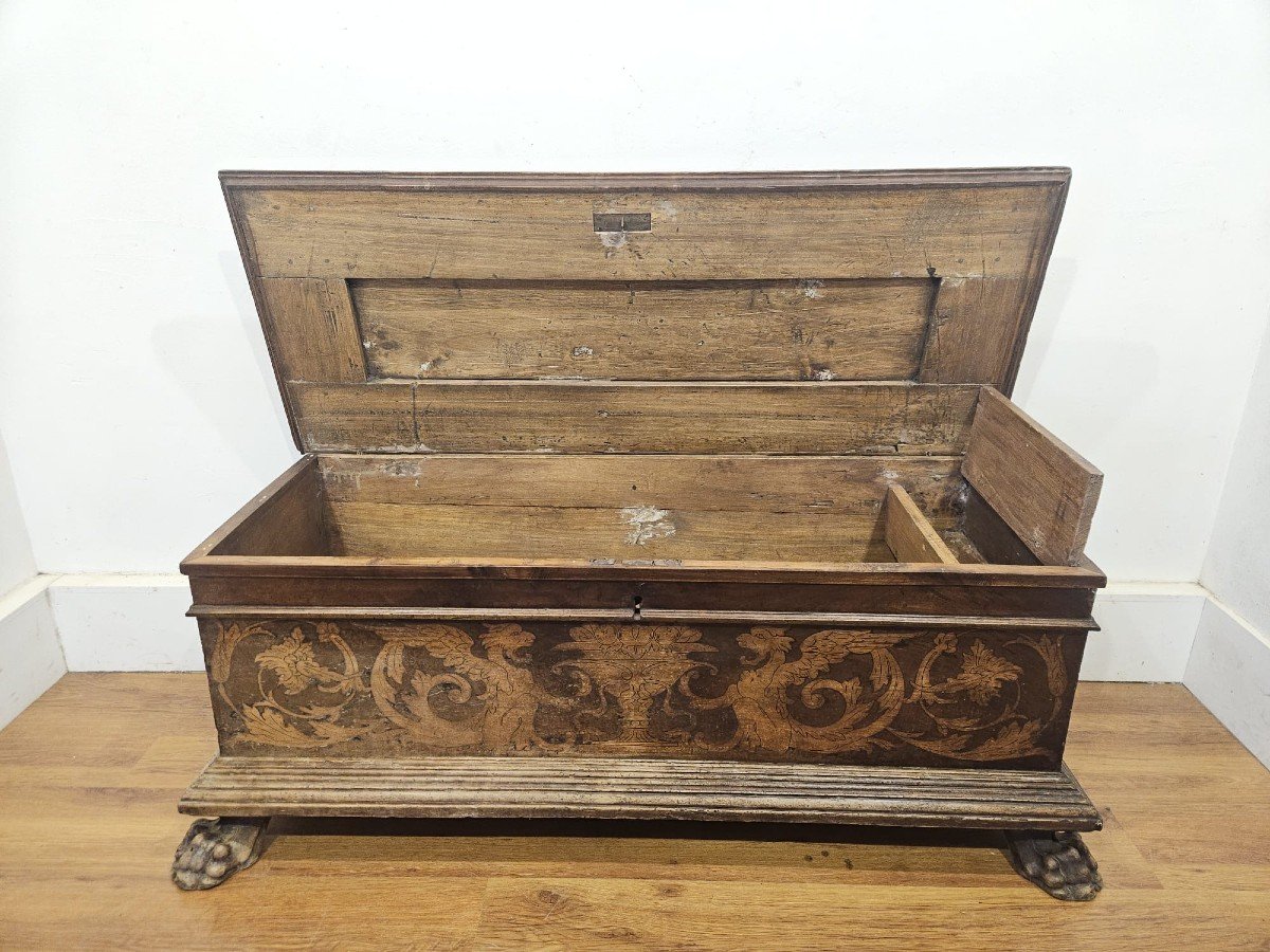 Inlaid Urn Chest - 18th Century-photo-3