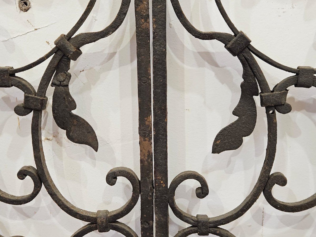 Ancient Wrought Iron Gate - 18th Century-photo-2