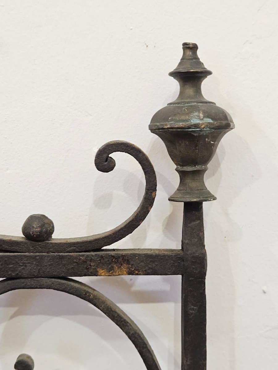 Ancient Wrought Iron Gate - 18th Century-photo-3