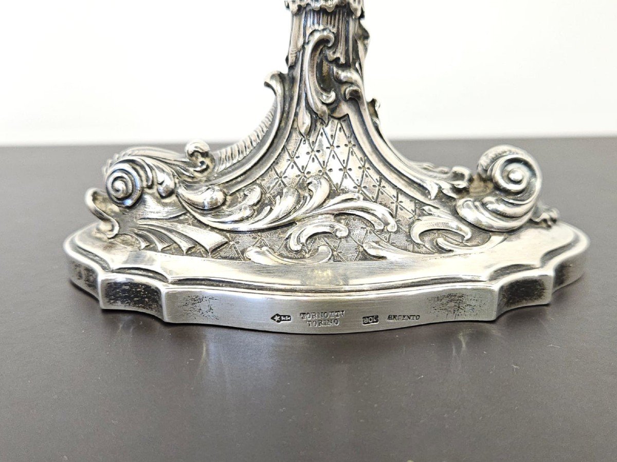 Nautilus In Embossed Silver - Early 1900s-photo-1