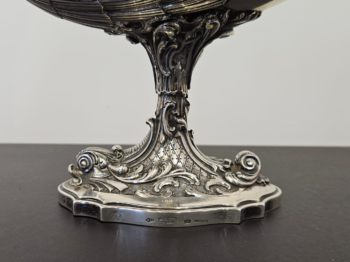 Nautilus In Embossed Silver - Early 1900s-photo-7