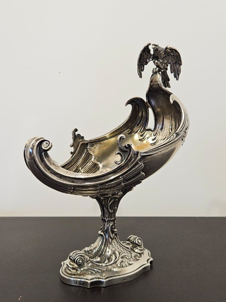 Nautilus In Embossed Silver - Early 1900s-photo-8