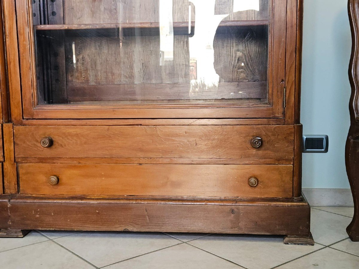 3-door Archive Bookcase - 19th Century-photo-3