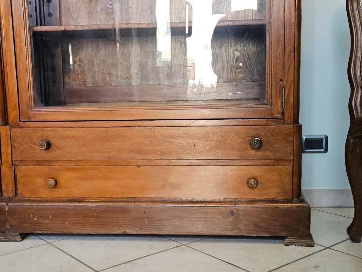 3-door Archive Bookcase - 19th Century-photo-5