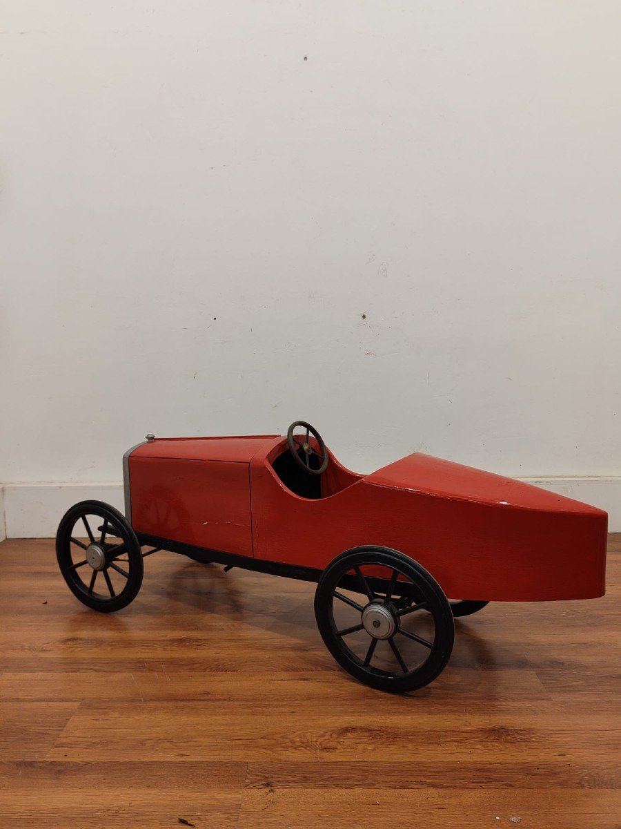 Voiture à Pédales En Bois Pour Enfants - Originale De 1925-photo-4