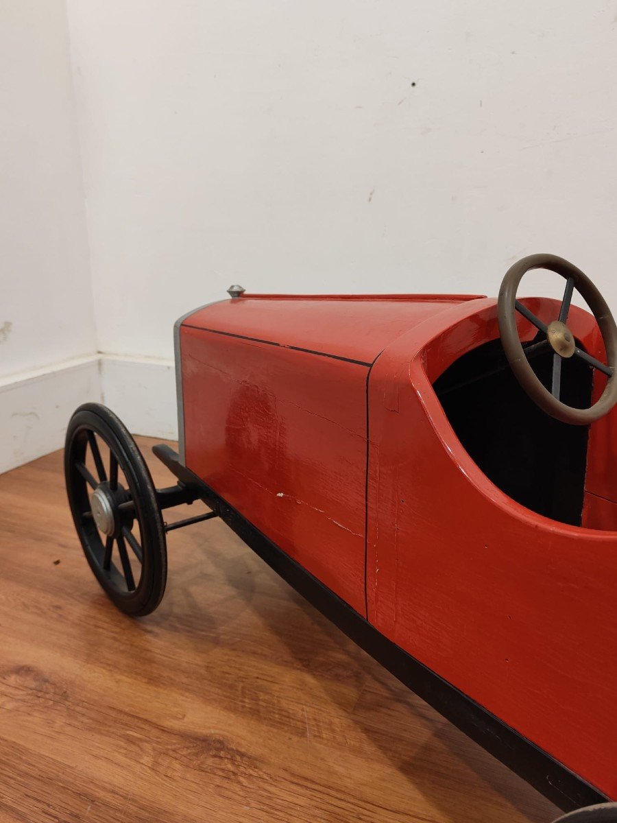 Voiture à Pédales En Bois Pour Enfants - Originale De 1925-photo-6