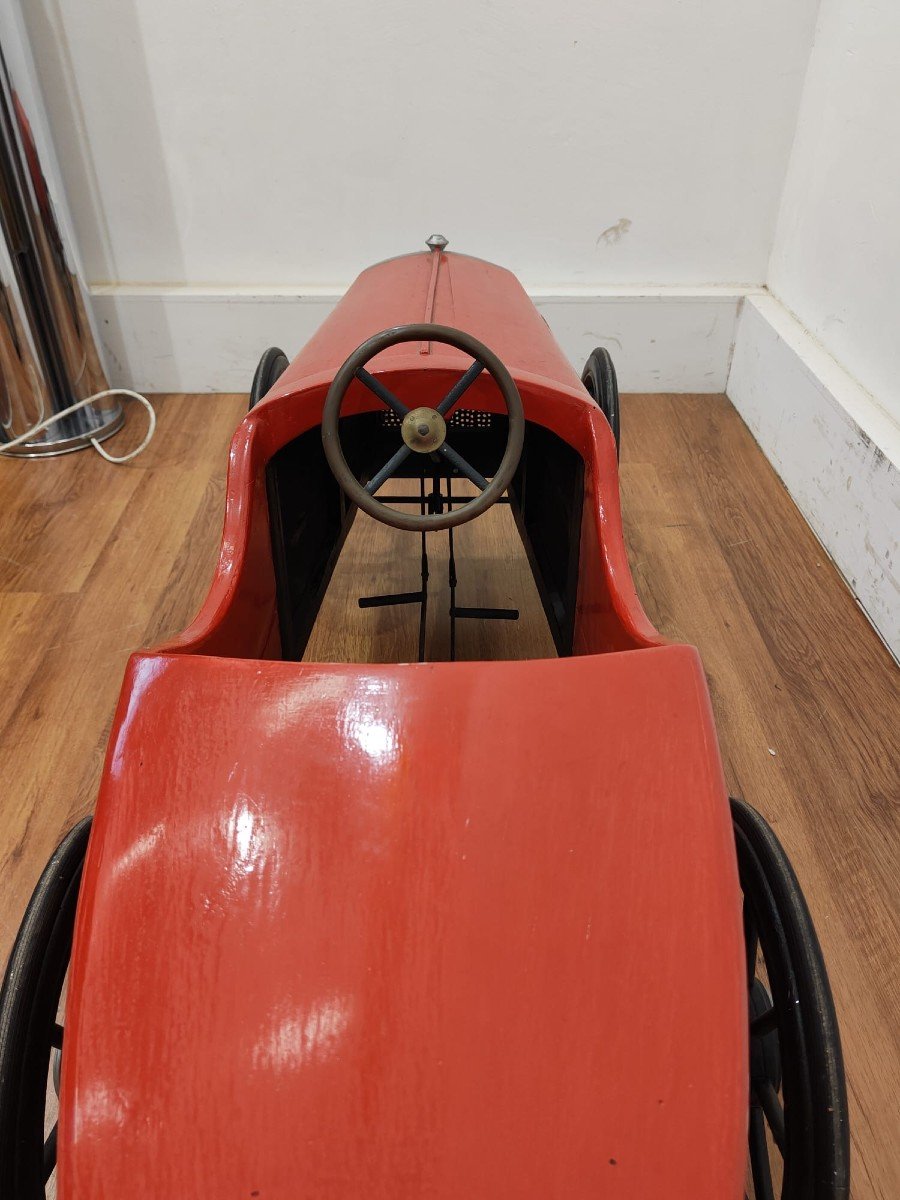 Voiture à Pédales En Bois Pour Enfants - Originale De 1925-photo-7