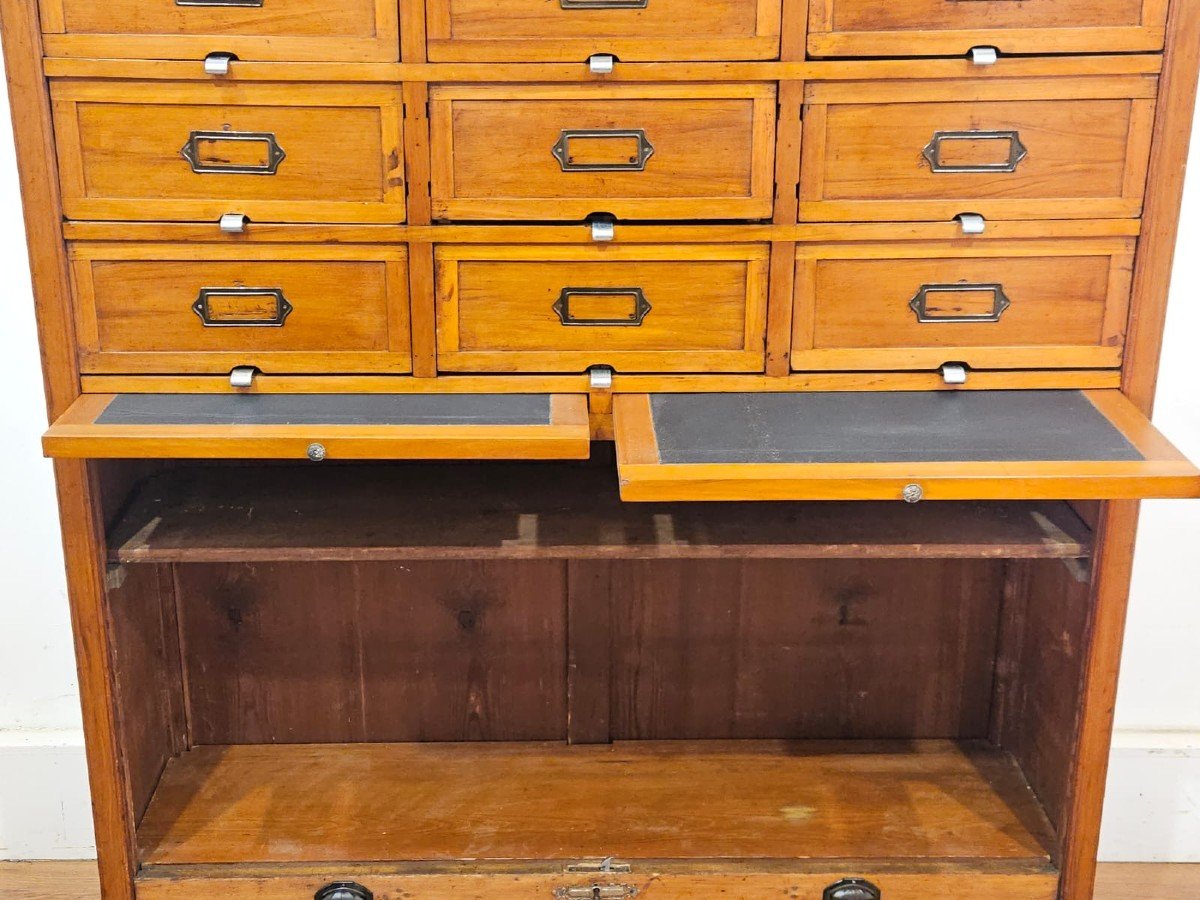 Commode / Classeur En Bois - Début Des Années 1900-photo-3