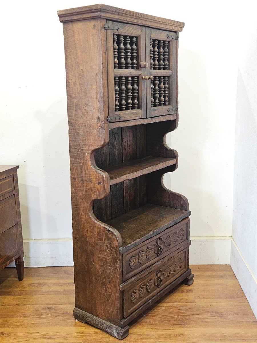 Rustic Plate Cabinet - 17th - 18th Century-photo-3