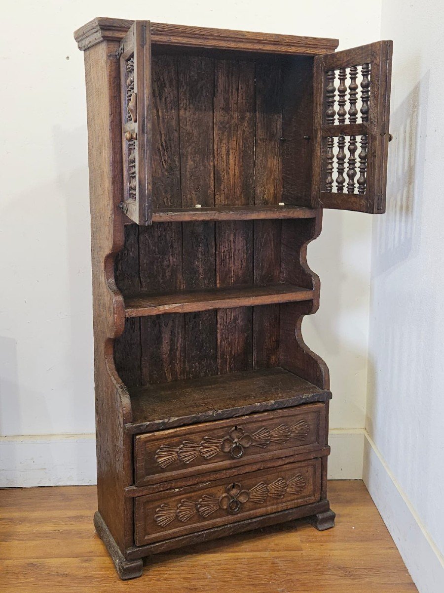 Rustic Plate Cabinet - 17th - 18th Century-photo-3