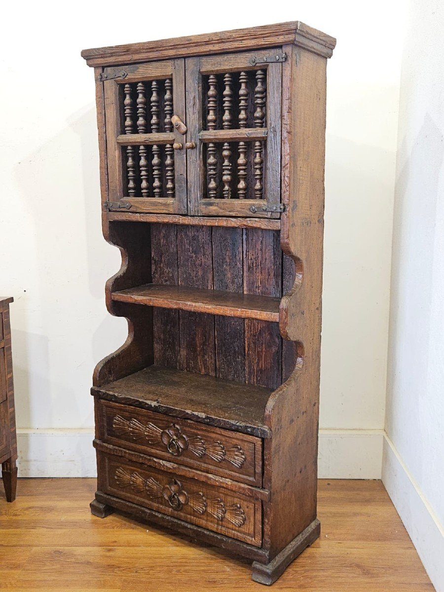 Rustic Plate Cabinet - 17th - 18th Century-photo-5