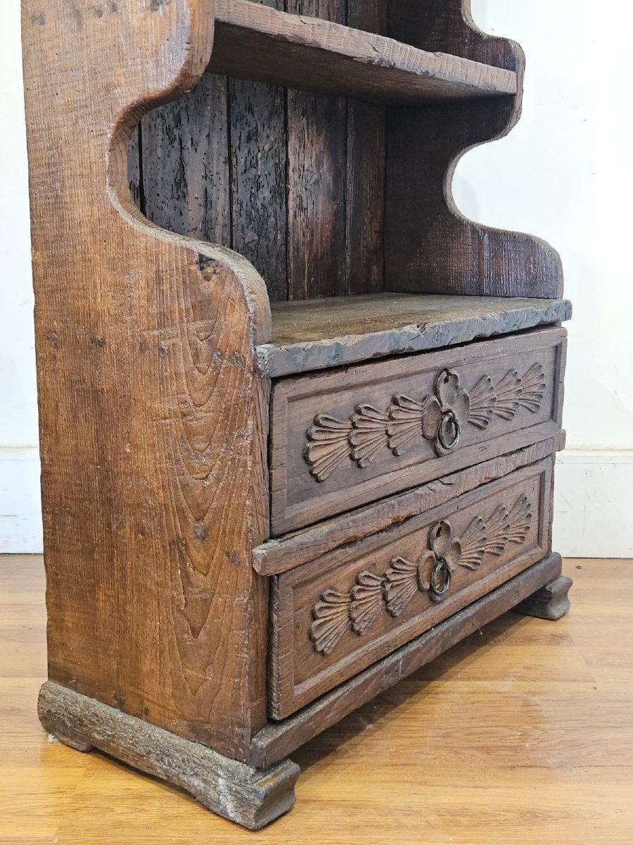 Rustic Plate Cabinet - 17th - 18th Century-photo-8